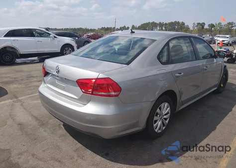 2013 Volkswagen Passat S from USA, damaged, VIN 1VWAP7A30DC127785